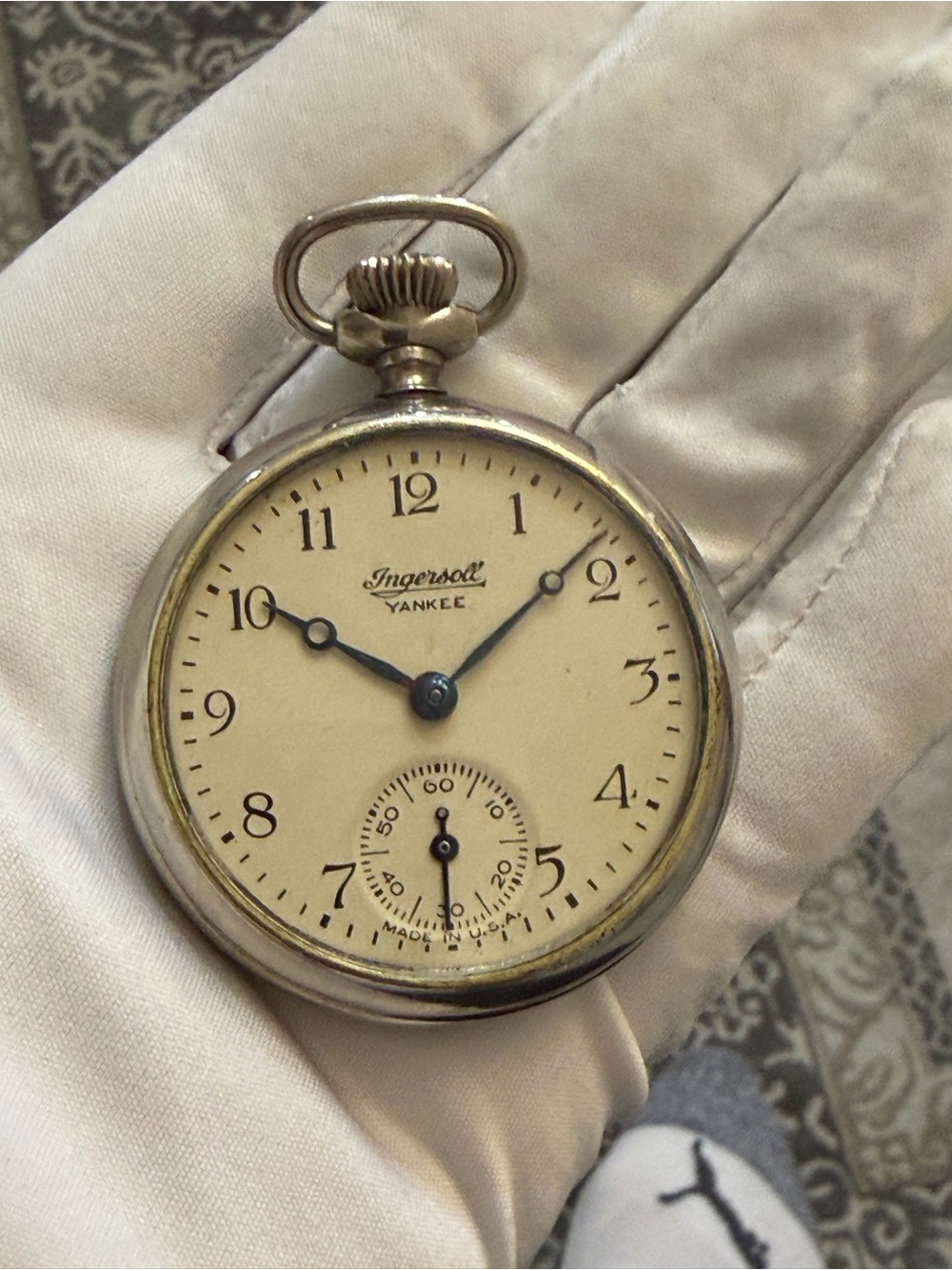 Vintage Ingersoll Yankee Pocket Watch - Non-Working - For Parts or Repair 50mm - Picture 2 of 12